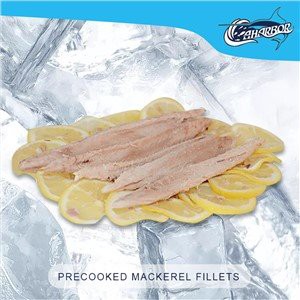 Vorgekochte Makrelenfilets